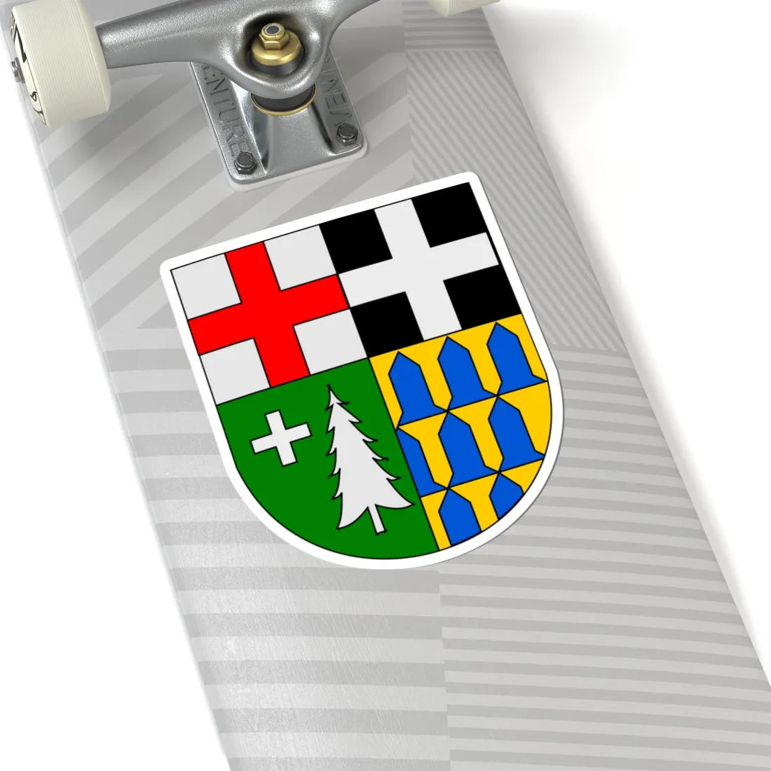 DEU Rissenthal COA (Germany) (Coat of Arms) STICKER Vinyl Kiss-Cut Decal - The Sticker Space