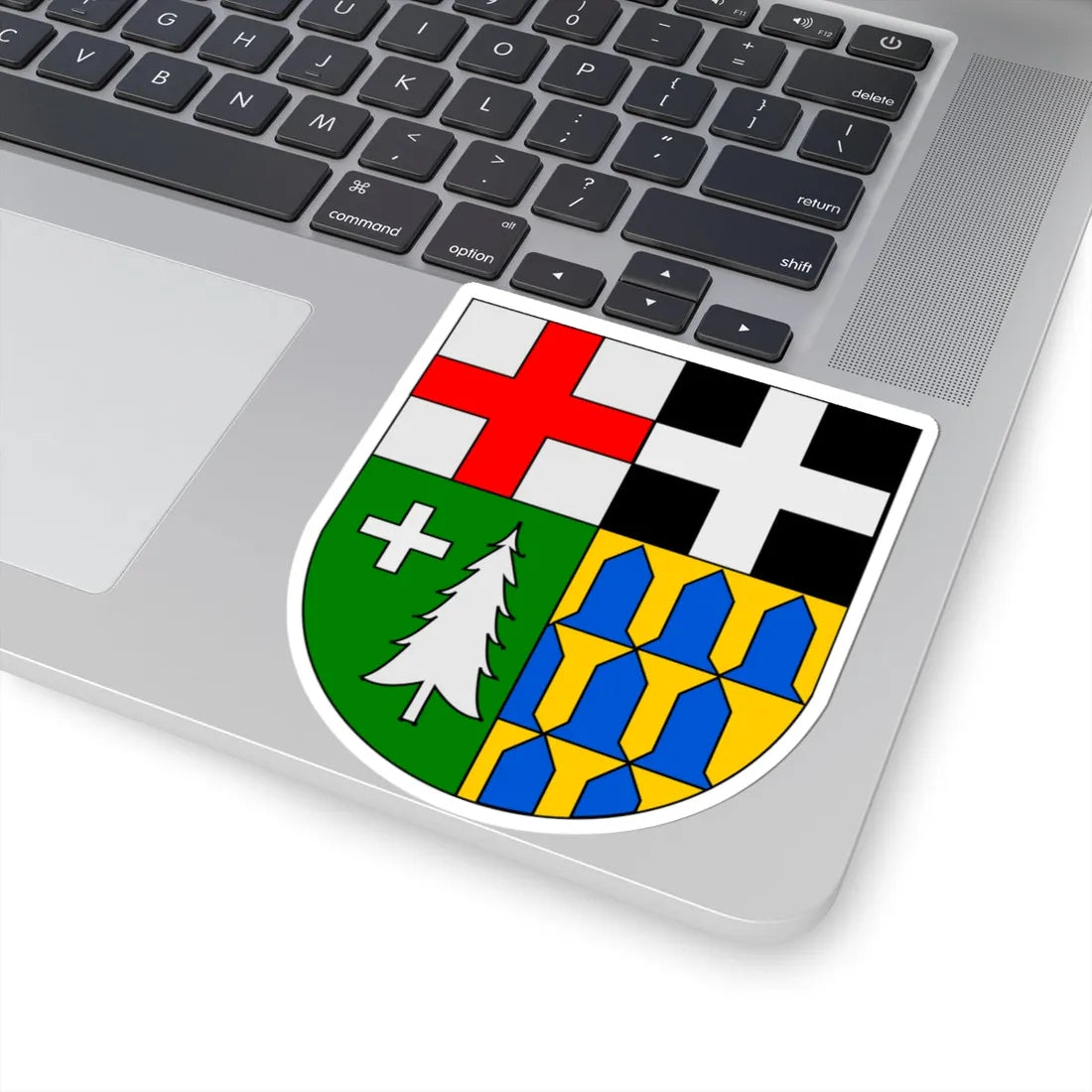 DEU Rissenthal COA (Germany) (Coat of Arms) STICKER Vinyl Kiss-Cut Decal - The Sticker Space