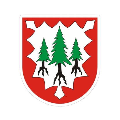 DEU Rosdorf Holstein COA (Germany) (Coat of Arms) STICKER Vinyl Kiss-Cut Decal 6 Inch White - The Sticker Space