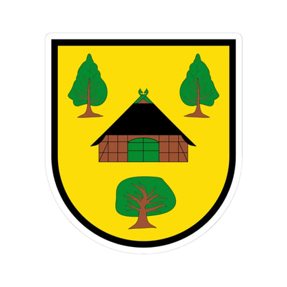 DEU Rottorf Winsen COA (Germany) (Coat of Arms) STICKER Vinyl Kiss-Cut Decal 3 Inch White - The Sticker Space
