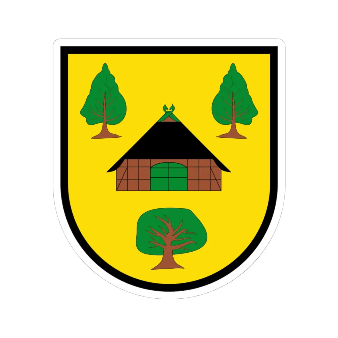 DEU Rottorf Winsen COA (Germany) (Coat of Arms) STICKER Vinyl Kiss-Cut Decal - The Sticker Space