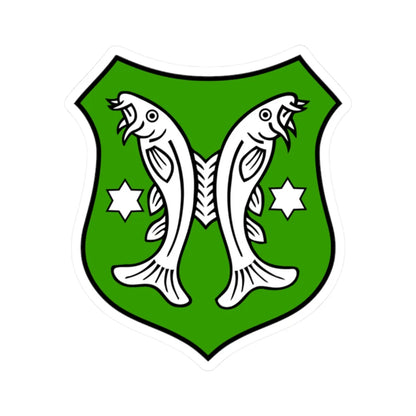 DEU Saalfeld COA (Germany) (Coat of Arms) STICKER Vinyl Kiss-Cut Decal 2 Inch White - The Sticker Space