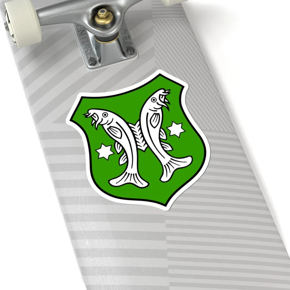 DEU Saalfeld COA (Germany) (Coat of Arms) STICKER Vinyl Kiss-Cut Decal - The Sticker Space