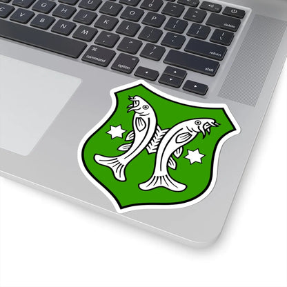 DEU Saalfeld COA (Germany) (Coat of Arms) STICKER Vinyl Kiss-Cut Decal - The Sticker Space