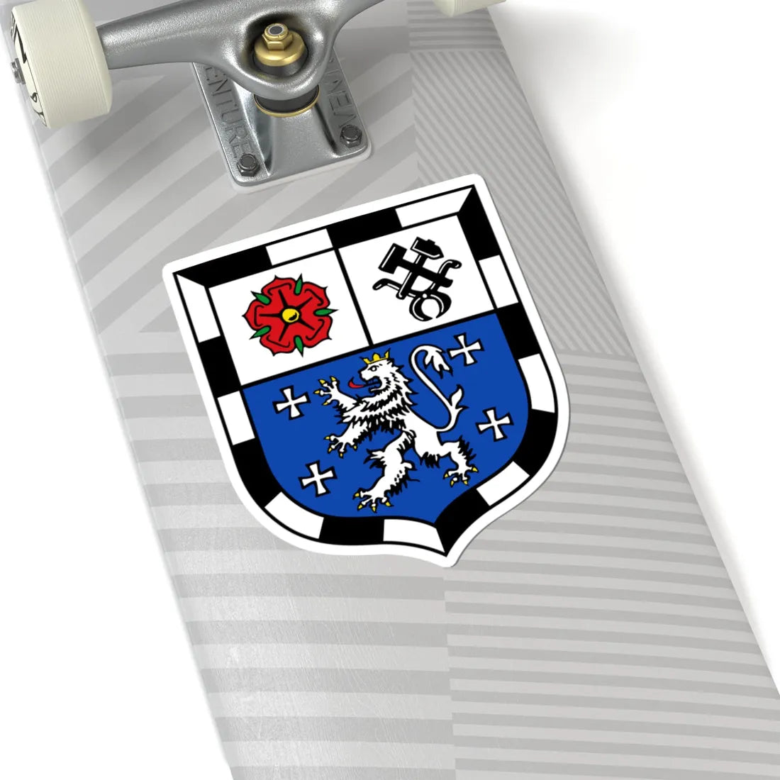 DEU Saarbruecken COA (Germany) (Coat of Arms) STICKER Vinyl Kiss-Cut Decal - The Sticker Space