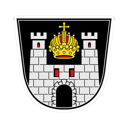 DEU Schaumburg Balduinstein COA (Germany) (Coat of Arms) STICKER Vinyl Kiss-Cut Decal 3 Inch White - The Sticker Space