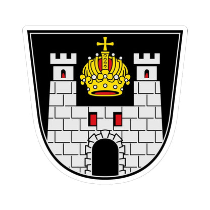 DEU Schaumburg Balduinstein COA (Germany) (Coat of Arms) STICKER Vinyl Kiss-Cut Decal 4 Inch White - The Sticker Space