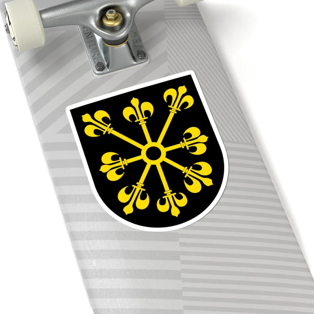DEU Schiffweiler 1953 COA (Germany) (Coat of Arms) STICKER Vinyl Kiss-Cut Decal - The Sticker Space
