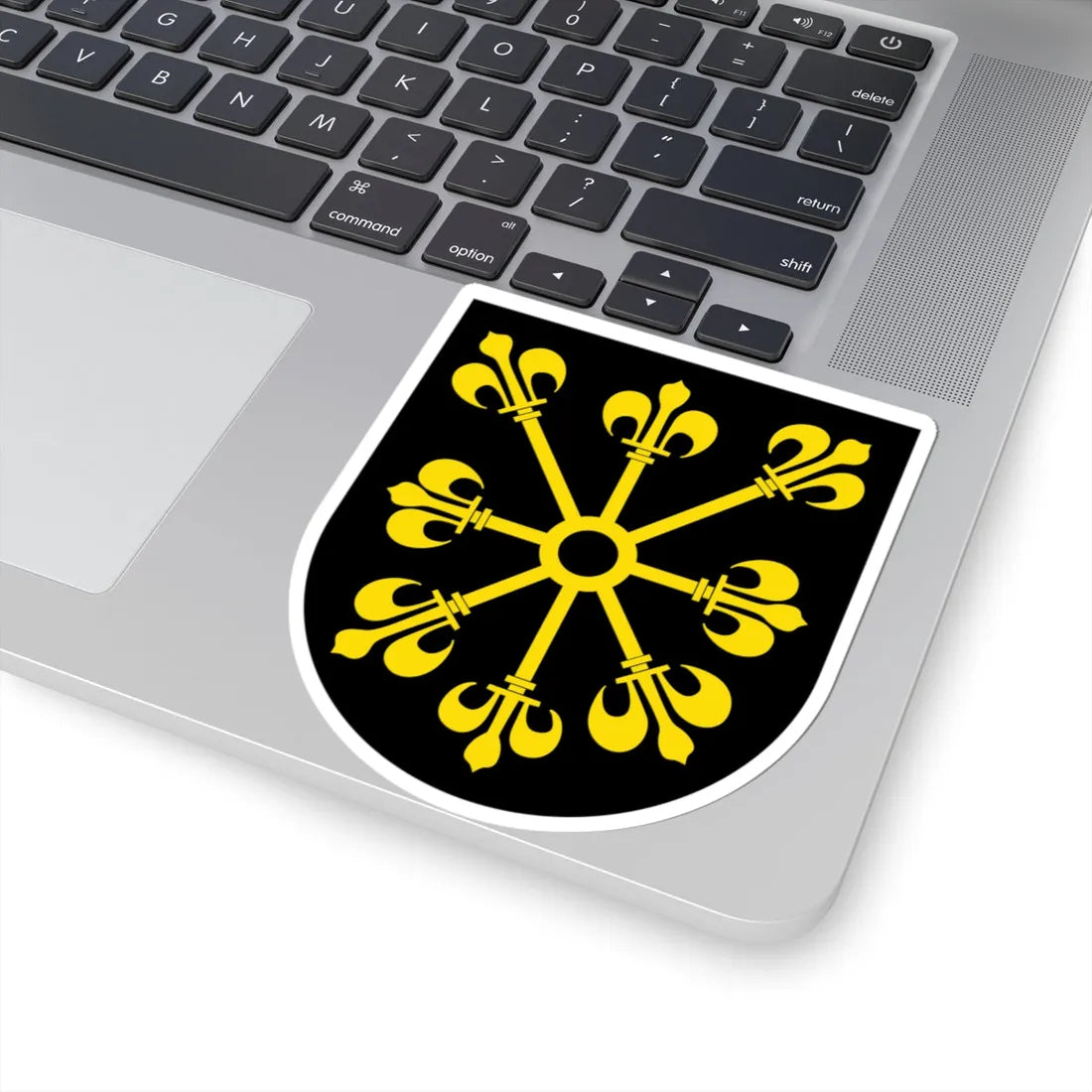 DEU Schiffweiler 1953 COA (Germany) (Coat of Arms) STICKER Vinyl Kiss-Cut Decal - The Sticker Space