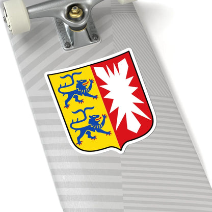 DEU Schleswig-Holstein COA (Denmark) (Coat of Arms) STICKER Vinyl Kiss-Cut Decal - The Sticker Space