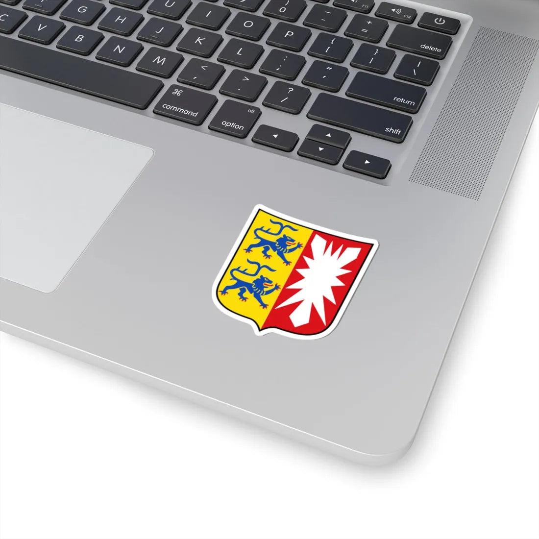 DEU Schleswig-Holstein COA (Denmark) (Coat of Arms) STICKER Vinyl Kiss-Cut Decal - The Sticker Space