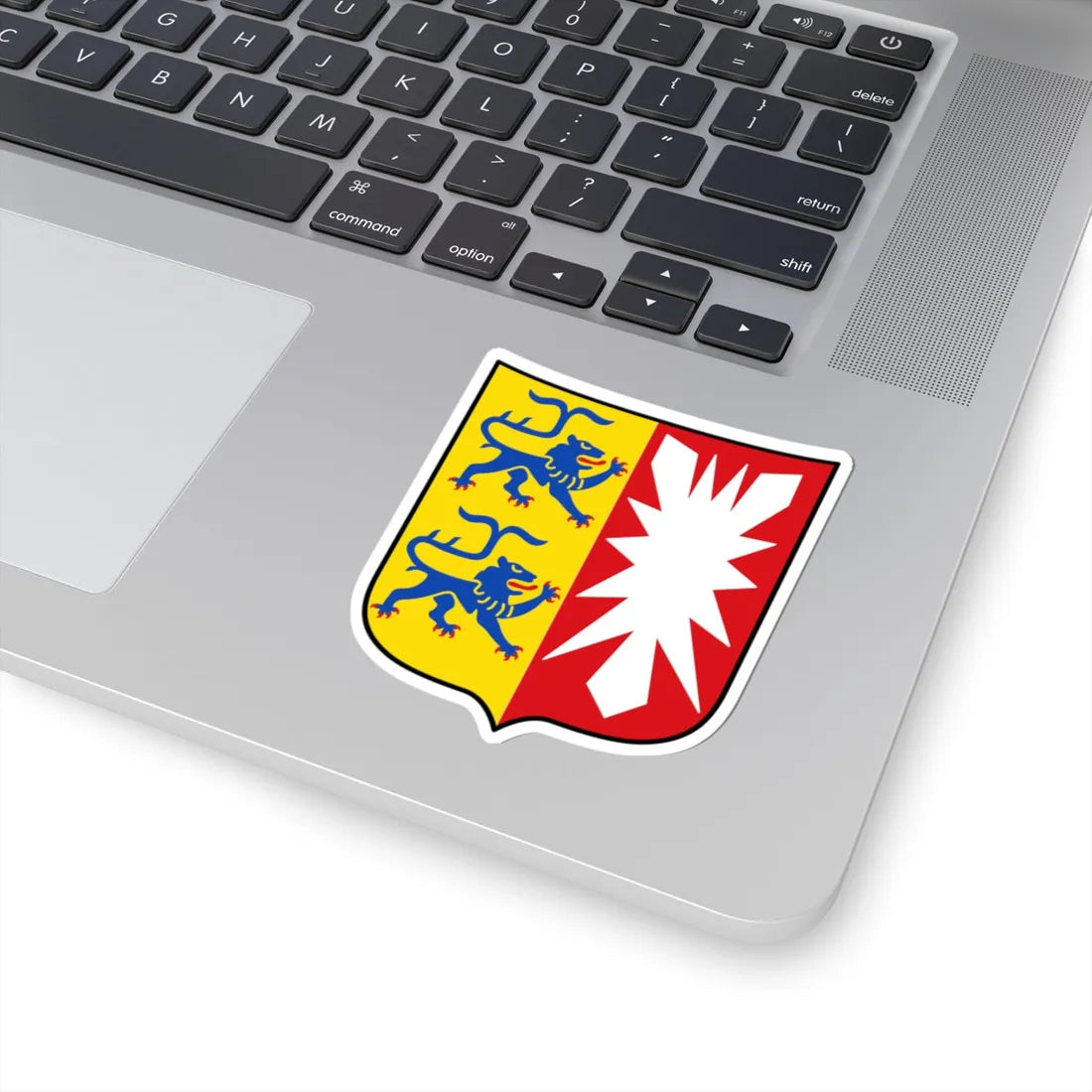 DEU Schleswig-Holstein COA (Denmark) (Coat of Arms) STICKER Vinyl Kiss-Cut Decal - The Sticker Space