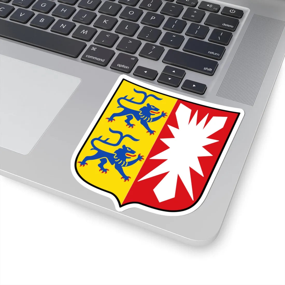DEU Schleswig-Holstein COA (Denmark) (Coat of Arms) STICKER Vinyl Kiss-Cut Decal - The Sticker Space