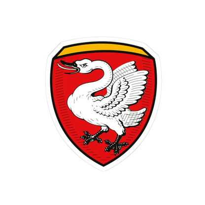 DEU-Schwangau-Wappen-COA (Germany) (Coat of Arms) STICKER Vinyl Kiss-Cut Decal 3 Inch White - The Sticker Space