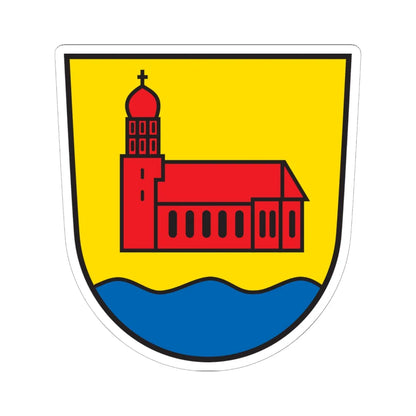 DEU Seekirch COA (Germany) (Coat of Arms) STICKER Vinyl Kiss-Cut Decal 6 Inch White - The Sticker Space