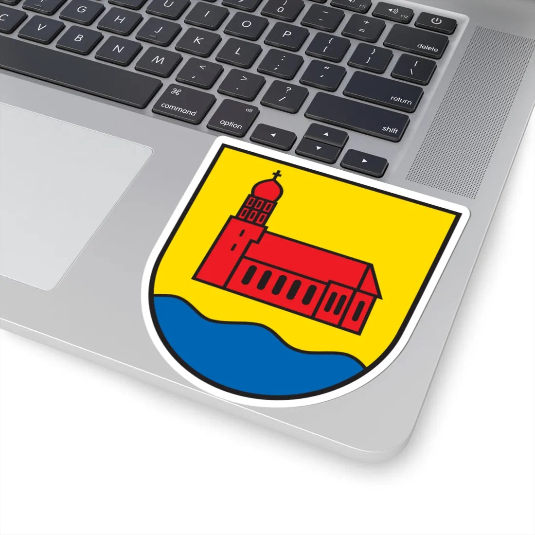 DEU Seekirch COA (Germany) (Coat of Arms) STICKER Vinyl Kiss-Cut Decal - The Sticker Space