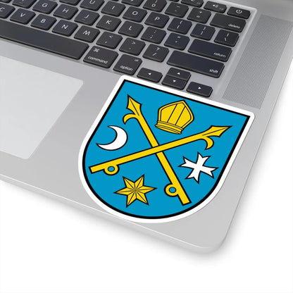 DEU Seelow COA (Germany) (Coat of Arms) STICKER Vinyl Kiss-Cut Decal - The Sticker Space