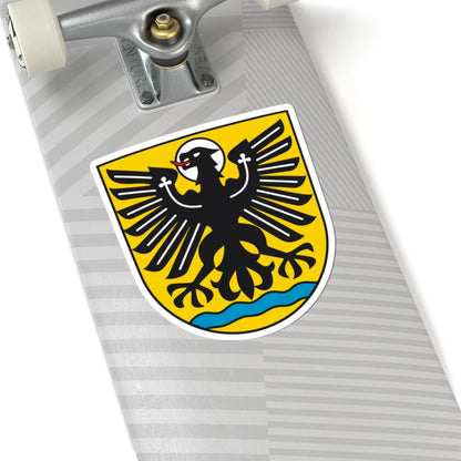 DEU Sennfeld COA (Germany) (Coat of Arms) STICKER Vinyl Kiss-Cut Decal - The Sticker Space