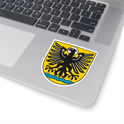 DEU Sennfeld COA (Germany) (Coat of Arms) STICKER Vinyl Kiss-Cut Decal - The Sticker Space