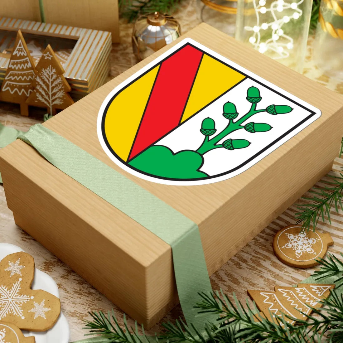 DEU Sexau COA (Germany) (Coat of Arms) STICKER Vinyl Kiss-Cut Decal - The Sticker Space