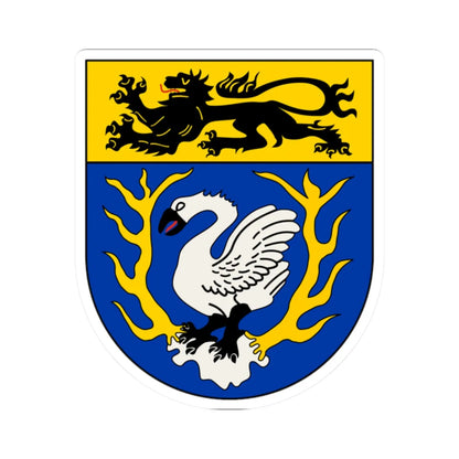 DEU Staedteregion Aachen COA (Germany) (Coat of Arms) STICKER Vinyl Kiss-Cut Decal 2 Inch White - The Sticker Space