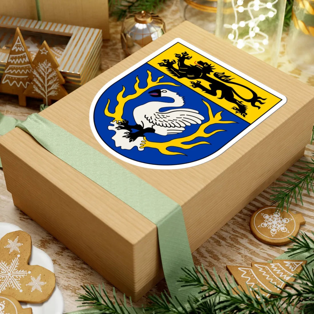 DEU Staedteregion Aachen COA (Germany) (Coat of Arms) STICKER Vinyl Kiss-Cut Decal - The Sticker Space