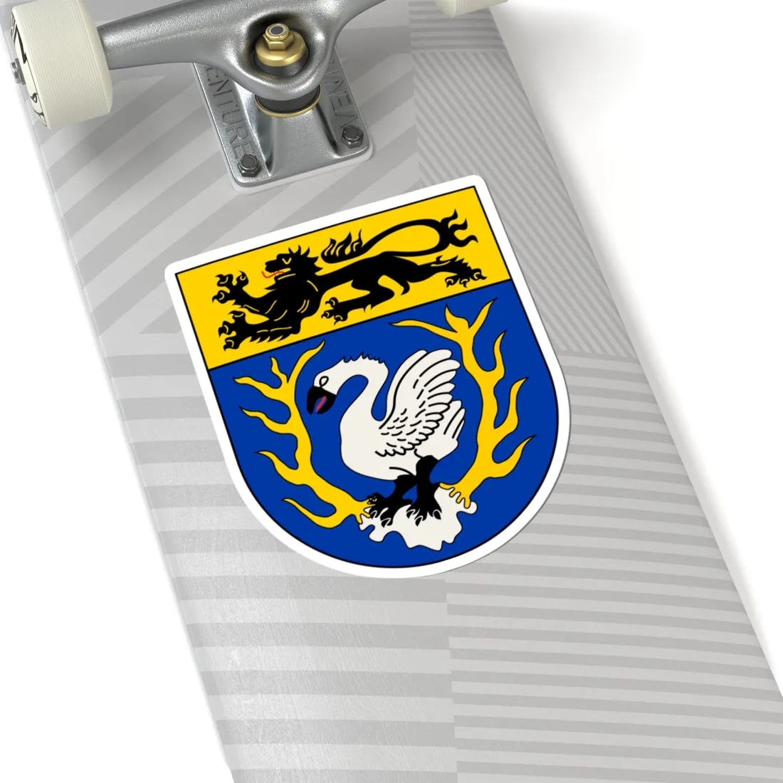 DEU Staedteregion Aachen COA (Germany) (Coat of Arms) STICKER Vinyl Kiss-Cut Decal - The Sticker Space