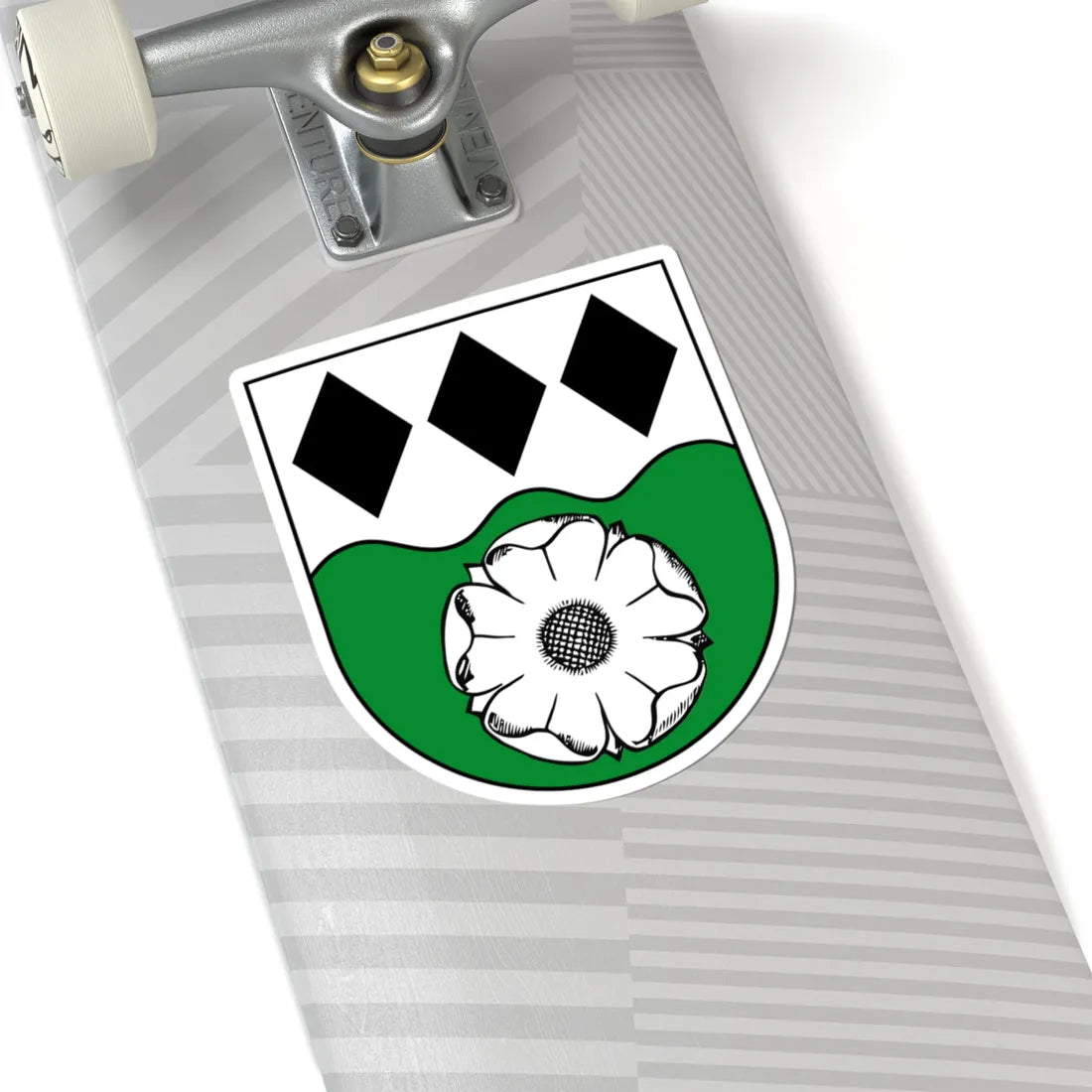DEU Steinbach COA (Germany) (Coat of Arms) STICKER Vinyl Kiss-Cut Decal - The Sticker Space