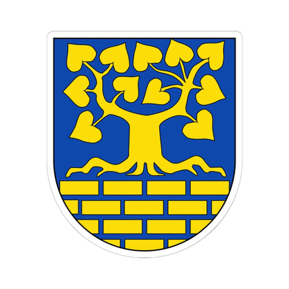 DEU Stennweiler COA (Germany) (Coat of Arms) STICKER Vinyl Kiss-Cut Decal 6 Inch White - The Sticker Space