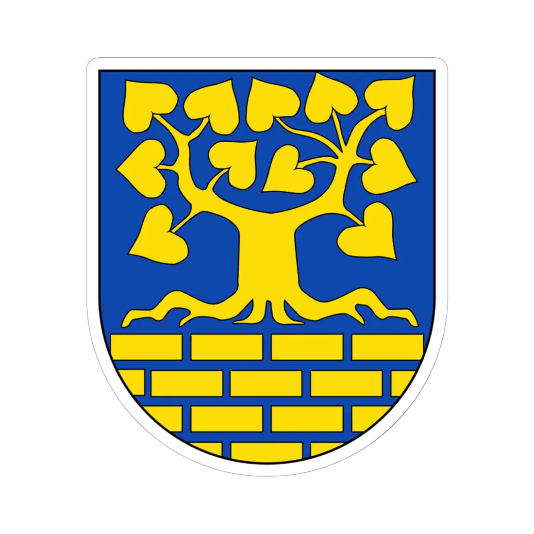 DEU Stennweiler COA (Germany) (Coat of Arms) STICKER Vinyl Kiss-Cut Decal - The Sticker Space
