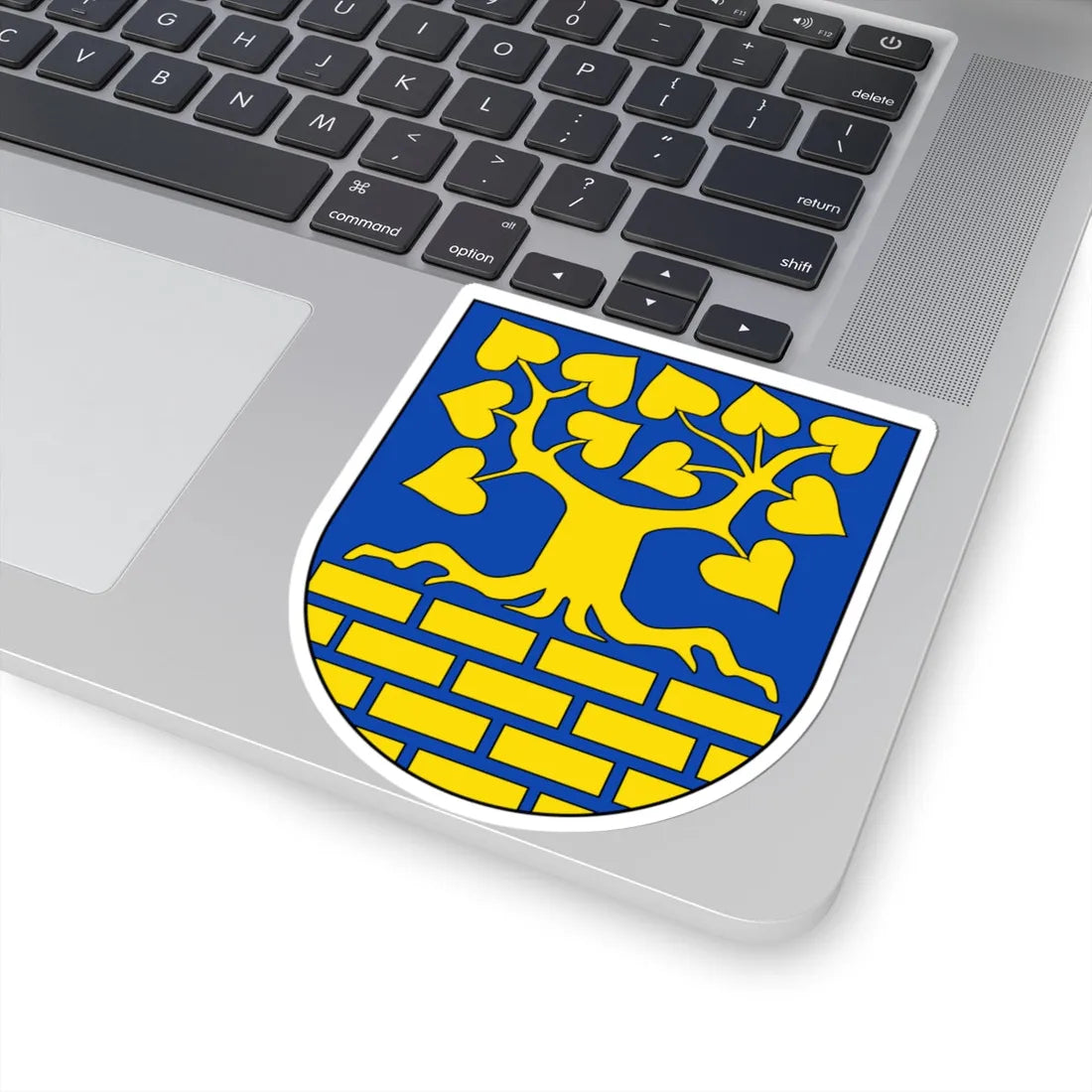 DEU Stennweiler COA (Germany) (Coat of Arms) STICKER Vinyl Kiss-Cut Decal - The Sticker Space