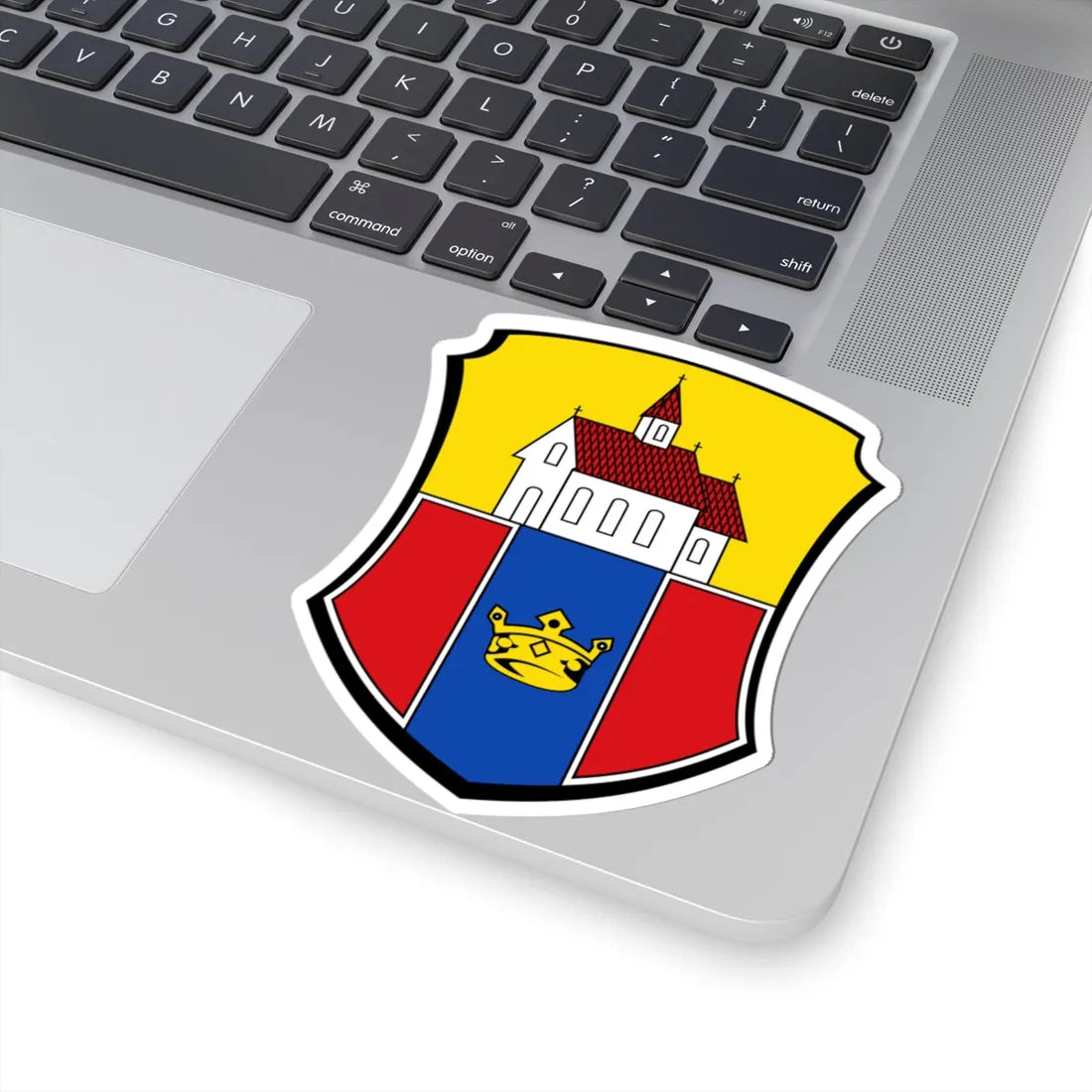 DEU Stollberg COA (Germany) (Coat of Arms) STICKER Vinyl Kiss-Cut Decal - The Sticker Space