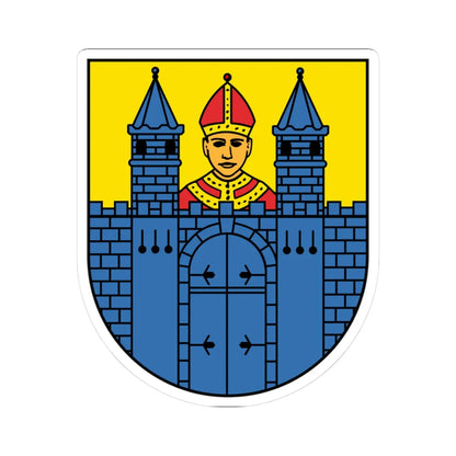 DEU Stolpen COA (Germany) (Coat of Arms) STICKER Vinyl Kiss-Cut Decal 3 Inch White - The Sticker Space