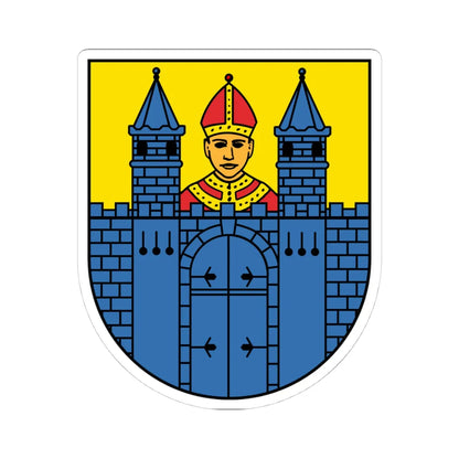 DEU Stolpen COA (Germany) (Coat of Arms) STICKER Vinyl Kiss-Cut Decal 4 Inch White - The Sticker Space