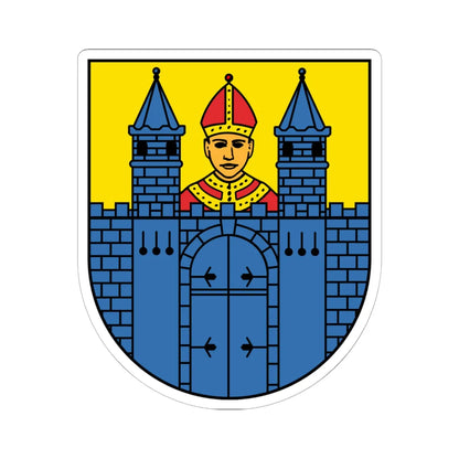 DEU Stolpen COA (Germany) (Coat of Arms) STICKER Vinyl Kiss-Cut Decal 6 Inch White - The Sticker Space