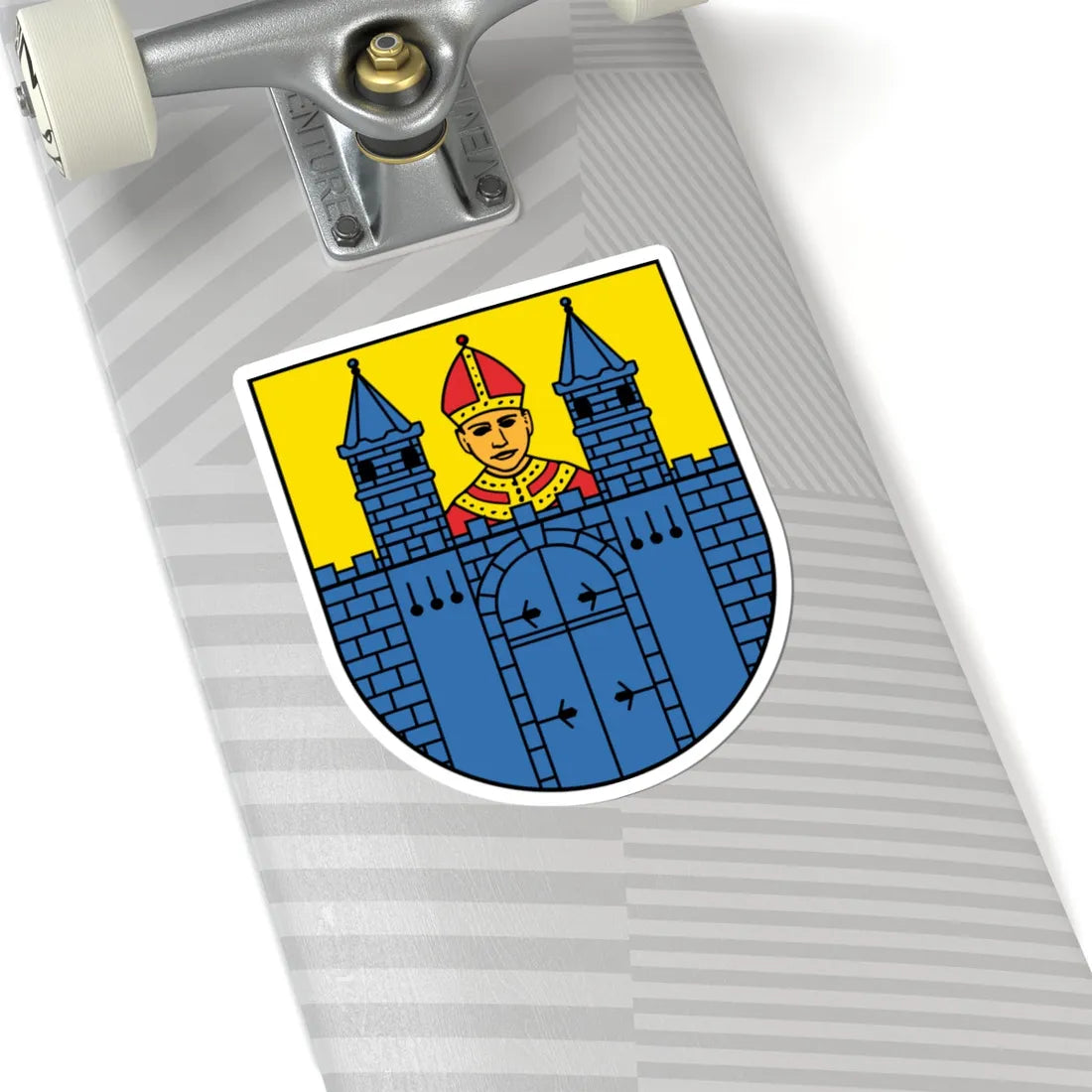 DEU Stolpen COA (Germany) (Coat of Arms) STICKER Vinyl Kiss-Cut Decal - The Sticker Space