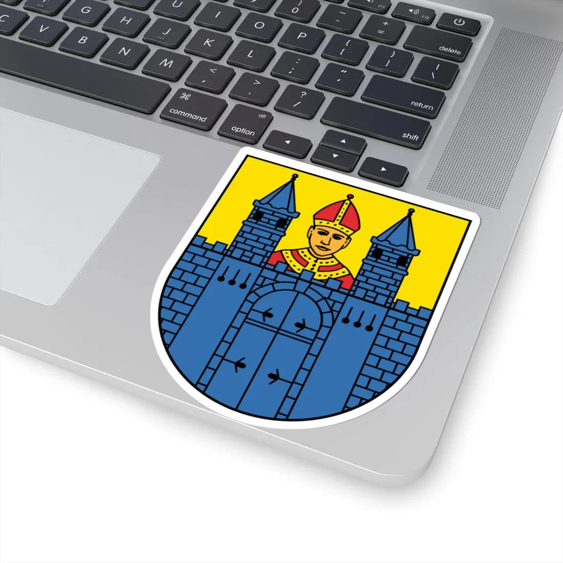 DEU Stolpen COA (Germany) (Coat of Arms) STICKER Vinyl Kiss-Cut Decal - The Sticker Space