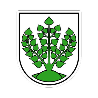 DEU Struppen COA (Germany) (Coat of Arms) STICKER Vinyl Kiss-Cut Decal 6 Inch White - The Sticker Space
