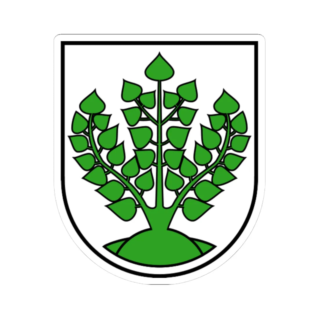 DEU Struppen COA (Germany) (Coat of Arms) STICKER Vinyl Kiss-Cut Decal - The Sticker Space