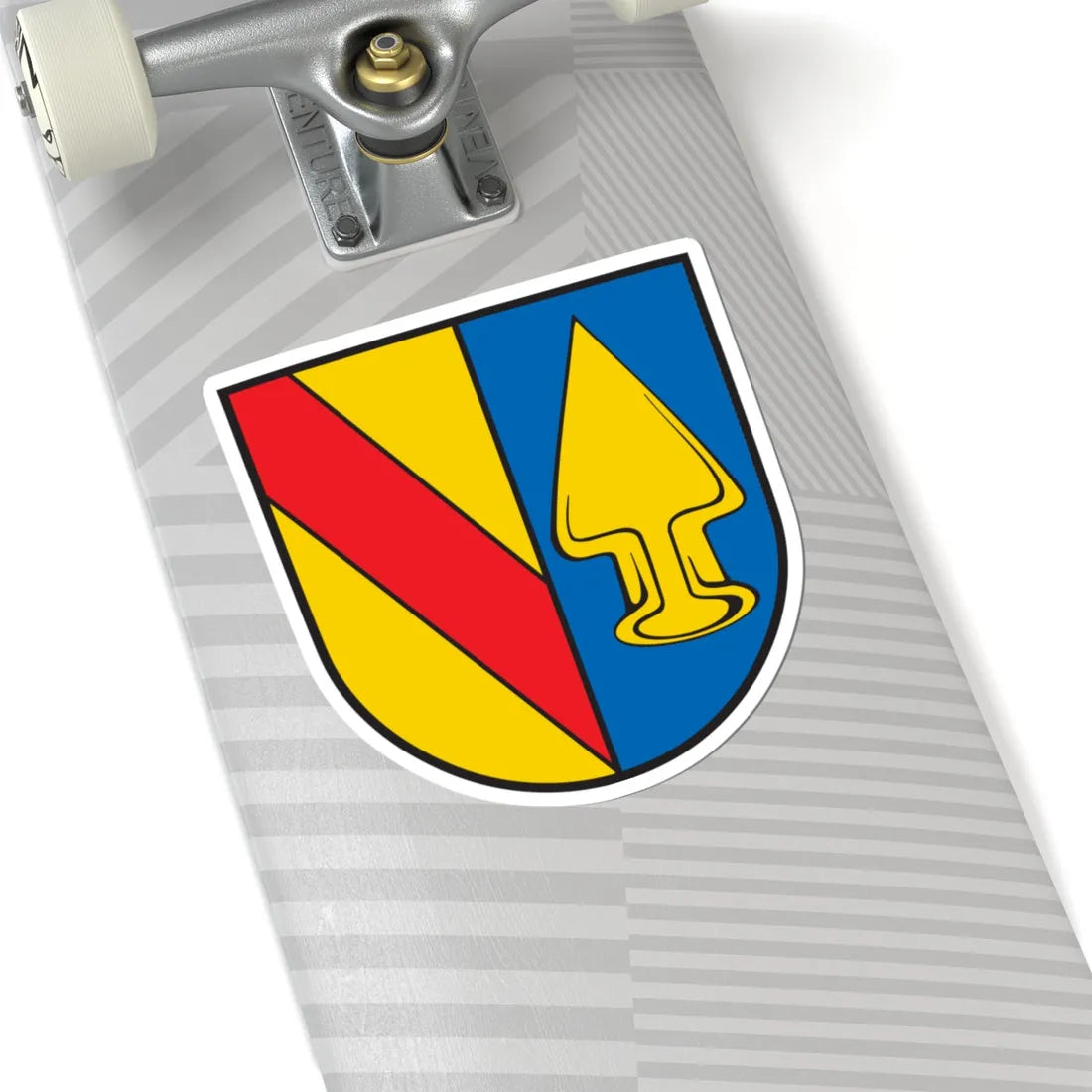 DEU Teningen COA (Germany) (Coat of Arms) STICKER Vinyl Kiss-Cut Decal - The Sticker Space
