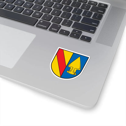 DEU Teningen COA (Germany) (Coat of Arms) STICKER Vinyl Kiss-Cut Decal - The Sticker Space