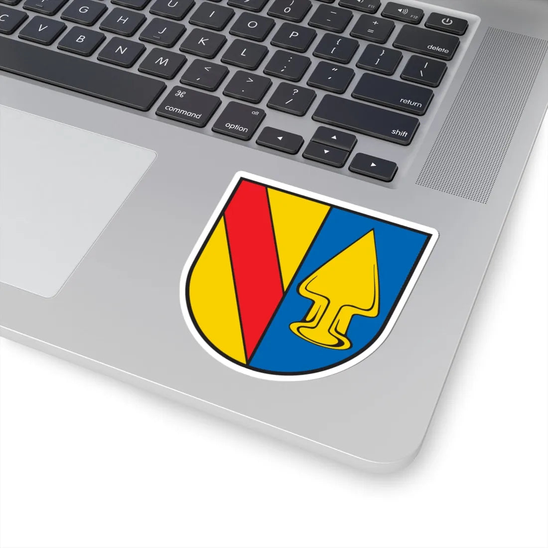 DEU Teningen COA (Germany) (Coat of Arms) STICKER Vinyl Kiss-Cut Decal - The Sticker Space