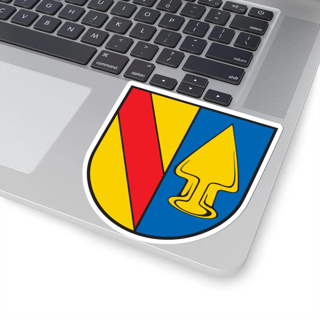 DEU Teningen COA (Germany) (Coat of Arms) STICKER Vinyl Kiss-Cut Decal - The Sticker Space