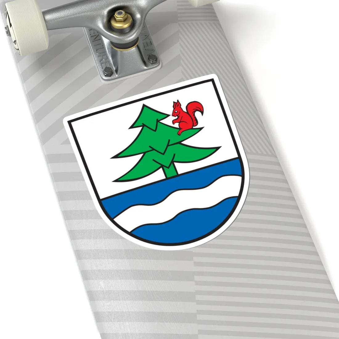 DEU Titisee-Neustadt COA (Germany) (Coat of Arms) STICKER Vinyl Kiss-Cut Decal - The Sticker Space