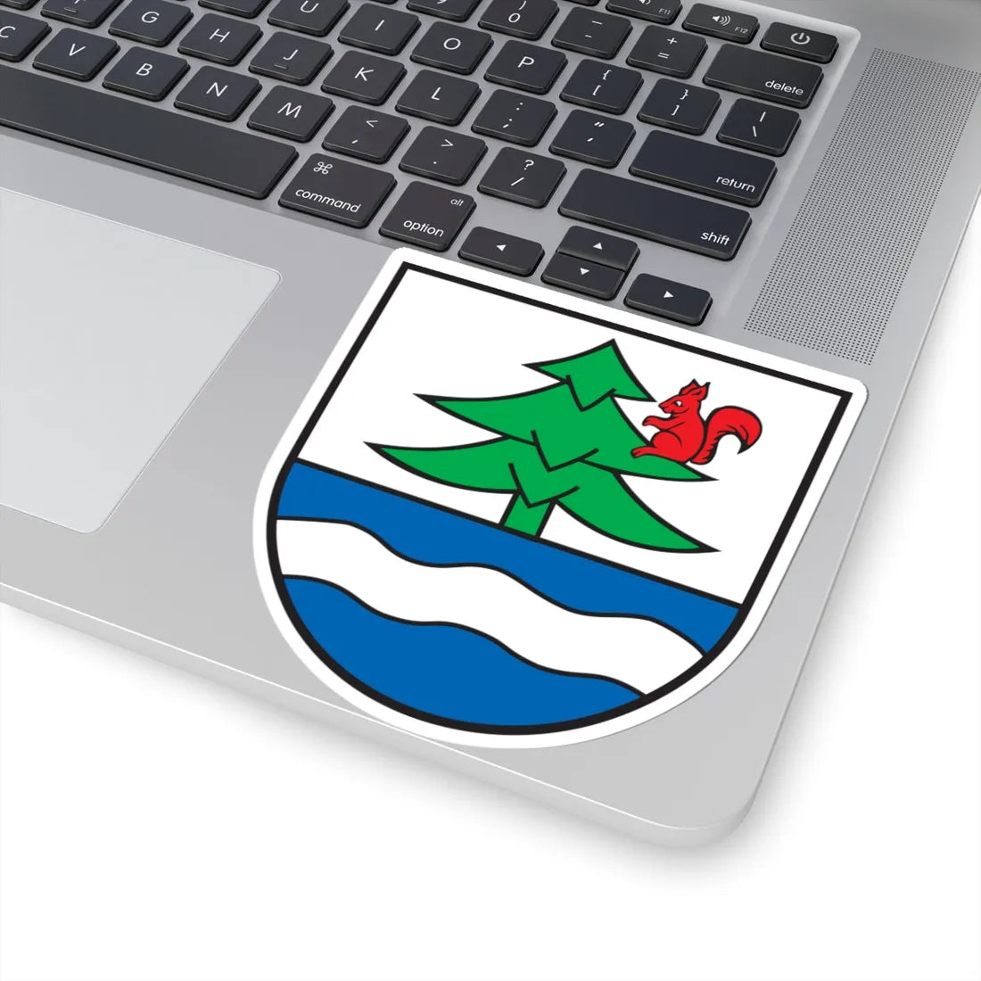 DEU Titisee-Neustadt COA (Germany) (Coat of Arms) STICKER Vinyl Kiss-Cut Decal - The Sticker Space