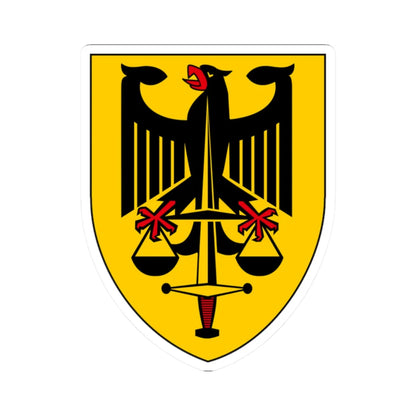 DEU Truppendienstgericht COA (Germany) (Coat of Arms) STICKER Vinyl Kiss-Cut Decal 2 Inch White - The Sticker Space