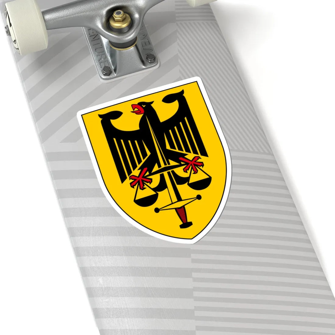 DEU Truppendienstgericht COA (Germany) (Coat of Arms) STICKER Vinyl Kiss-Cut Decal - The Sticker Space