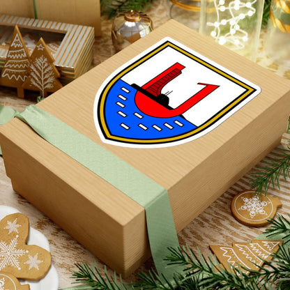 DEU Ubootgeschwader 1 CoA (Germany) (Coat of Arms) STICKER Vinyl Kiss-Cut Decal - The Sticker Space