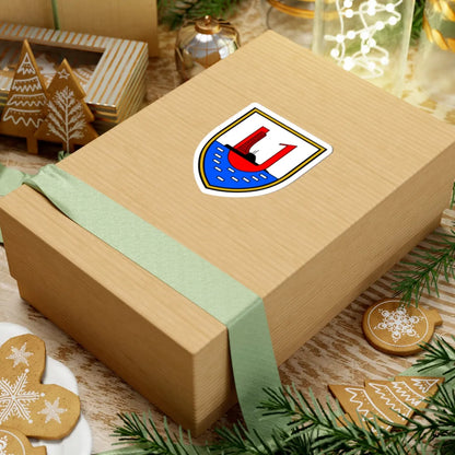 DEU Ubootgeschwader 1 CoA (Germany) (Coat of Arms) STICKER Vinyl Kiss-Cut Decal - The Sticker Space