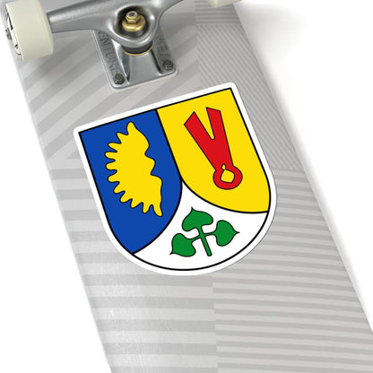 DEU Unterlind COA (Germany) (Coat of Arms) STICKER Vinyl Kiss-Cut Decal - The Sticker Space